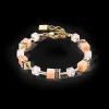 GeoCUBE® Iconic Mono Gold bracelet Apricot Crush