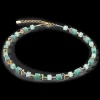 GeoCUBE® Iconic Mono Gold necklace green