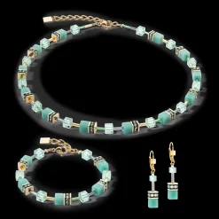 GeoCUBE® Iconic Mono Gold bracelet green