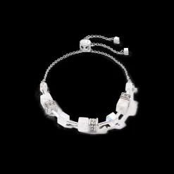GeoCUBE® Iconic Nature Chain bracelet white