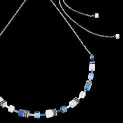 GeoCUBE® Iconic Nature Chain necklace blue