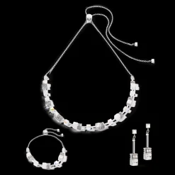 GeoCUBE® Iconic Nature Chain bracelet white