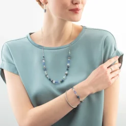 GeoCUBE® Iconic Nature Chain bracelet blue