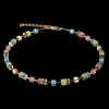 GeoCUBE® Iconic necklace Forest bicolor