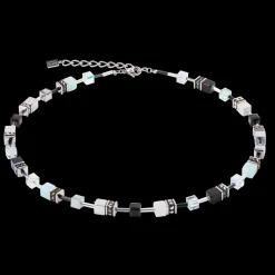 GeoCUBE® Iconic necklace Ice Serenity silver