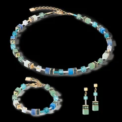 GeoCUBE® Iconic Precious bracelet green-turquoise