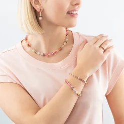 GeoCUBE® Iconic Precious bracelet rose-orange