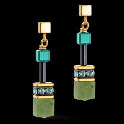 GeoCUBE® Iconic Precious earrings green