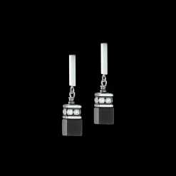 GeoCUBE® Iconic Precious Onyx earrings onyx crystal-black