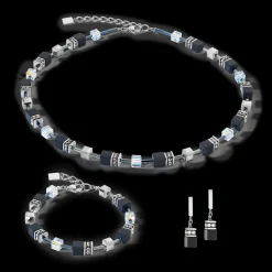 GeoCUBE® Iconic Precious Onyx earrings onyx crystal-black