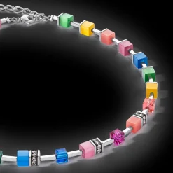 GeoCUBE® Iconic Pure Necklace Rainbow