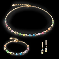 GeoCUBE® Lite Mini Necklace Rainbow