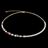 GeoCUBE® Mini Fusion Pearls Necklace gold-rose