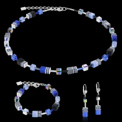 GeoCUBE® Necklace cobalt blue