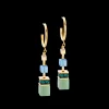 GeoCUBE® Precious Statement earrings gold-spring