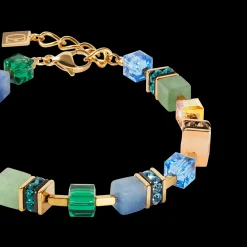 GeoCUBE® Precious Statement bracelet gold-spring