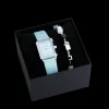 Gift Set Watch Iconic Spikes Sky Blue Silver & GeoCUBE® Iconic Bracelet Ice Serenity