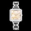 Iconic Cube Statement watch Apricot Crush Silver