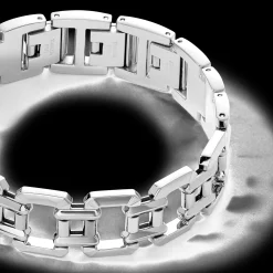 Jewellery bracelet stainless steel silver
