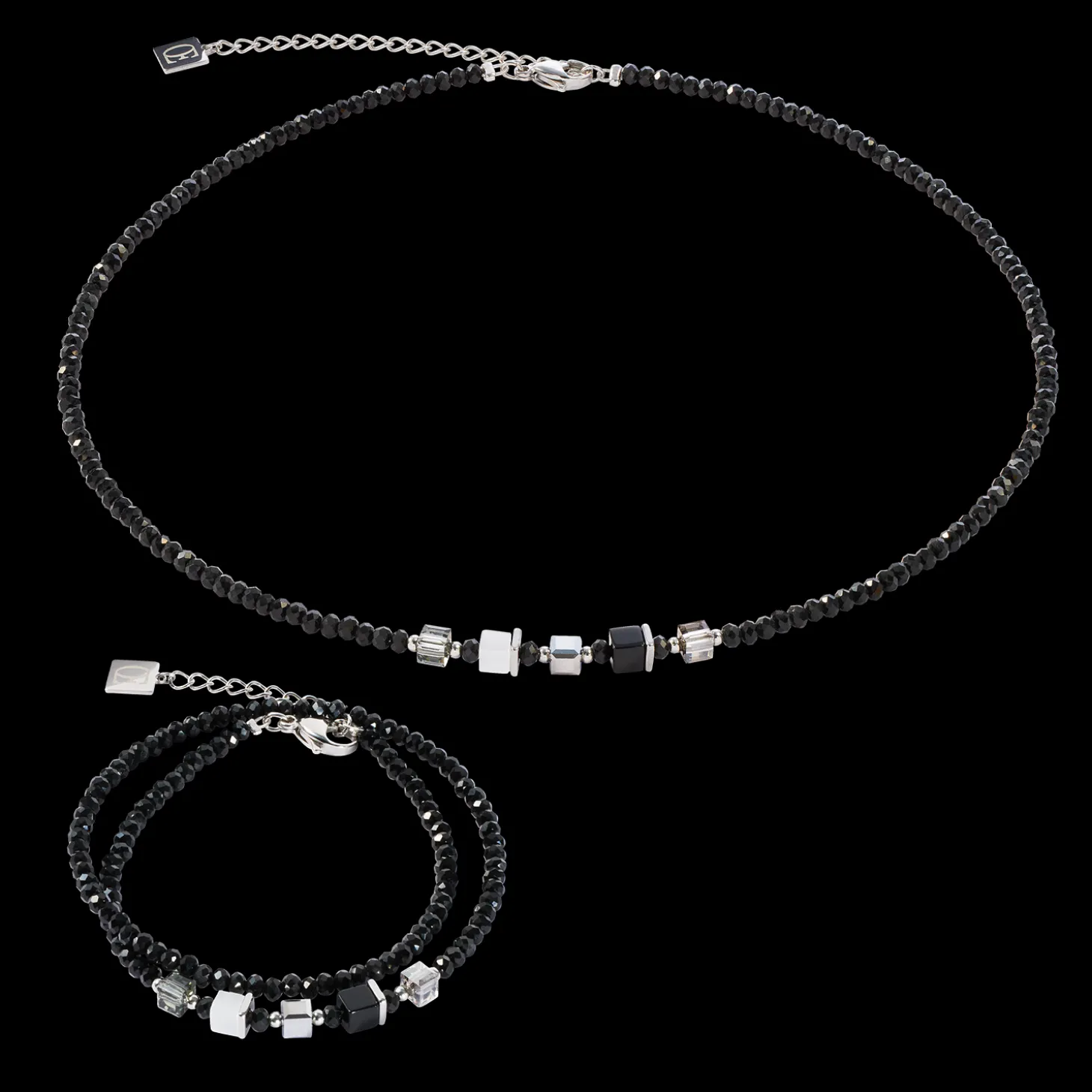 Joyful Colours Update Bracelet silver-black