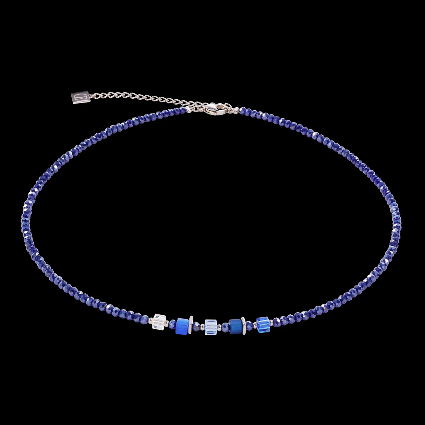 Joyful Colours Update Necklace silver-blue