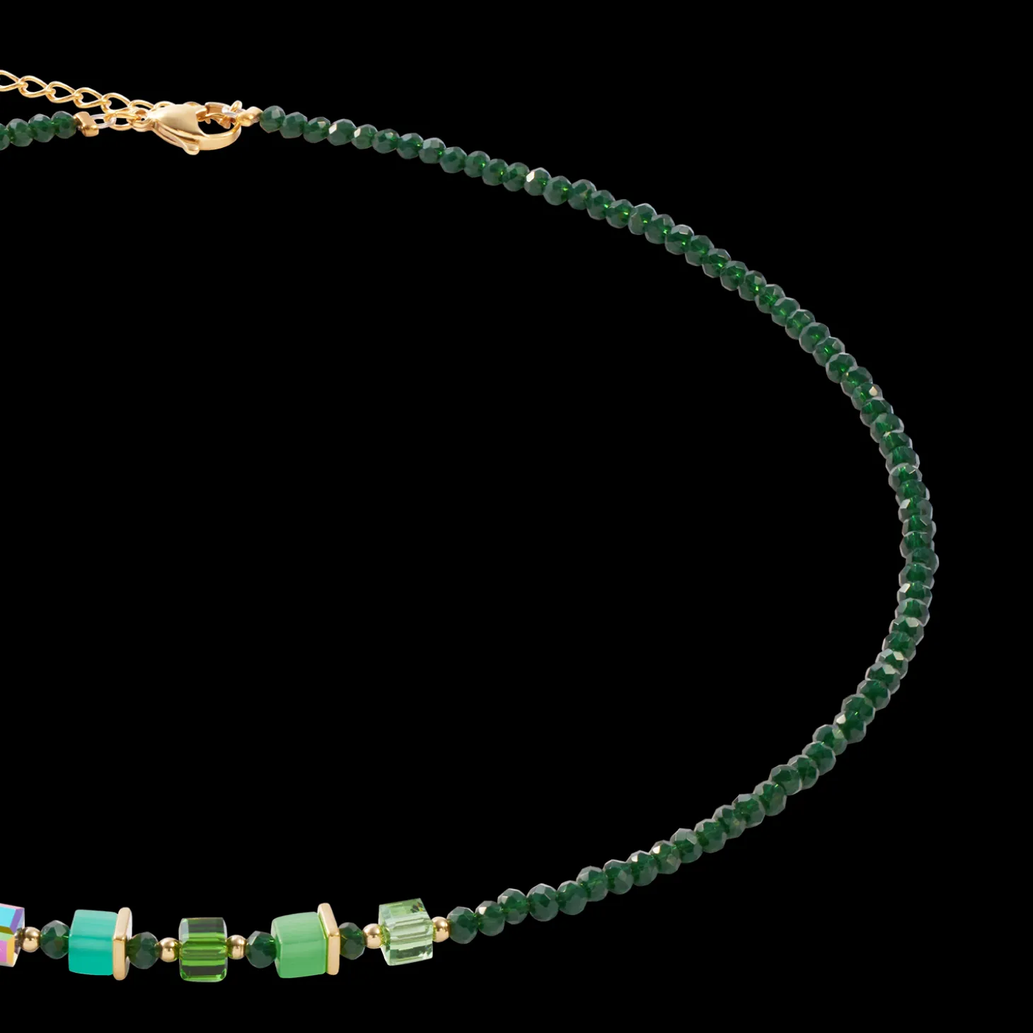 Joyful Colours Update Necklace gold-green