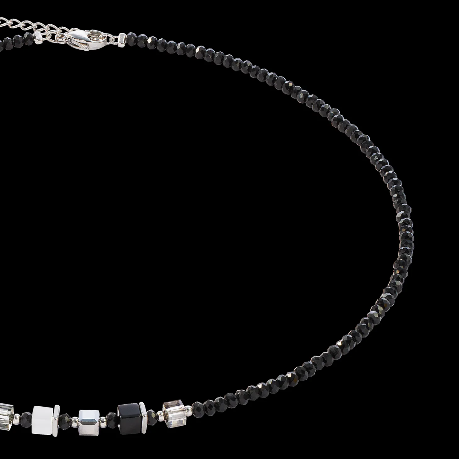 Joyful Colours Update Necklace silver-black