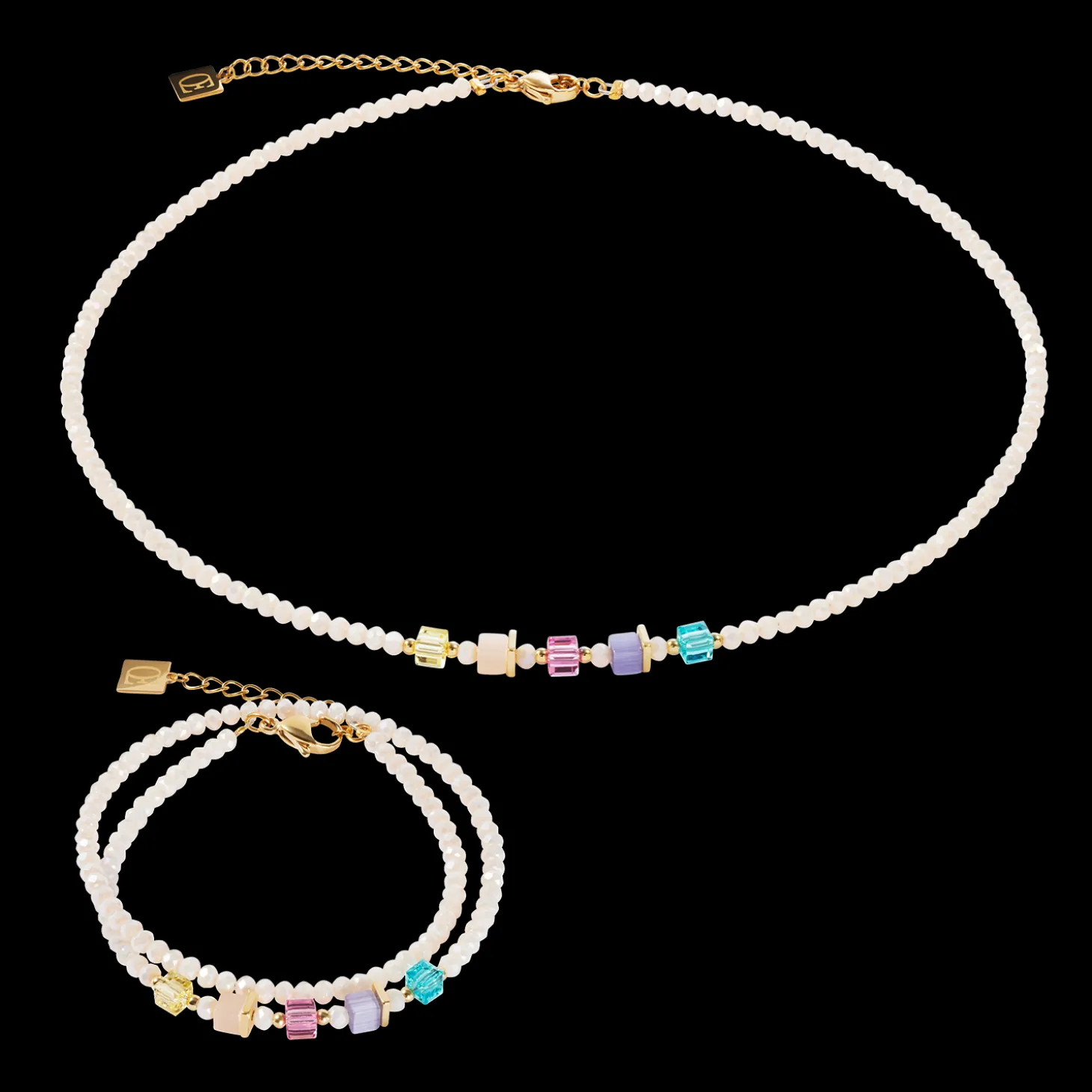 Joyful Colours Update Necklace gold-multicolour