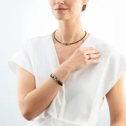 Joyful Colours Update Necklace silver-black