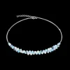 Necklace Dancing Crystals silver-blue