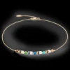 Necklace Mini Cubes & Chain gold-multicolour