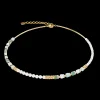 Precious Fusion Offset necklace gold-green