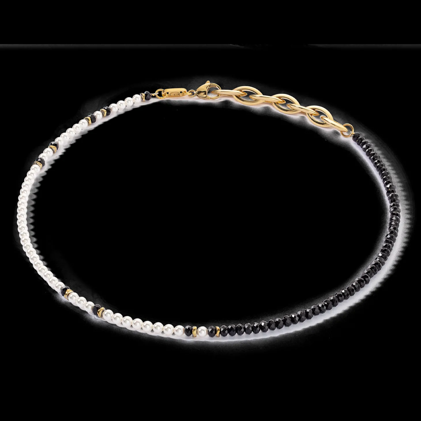 Princess Pearls Trinity necklace gold