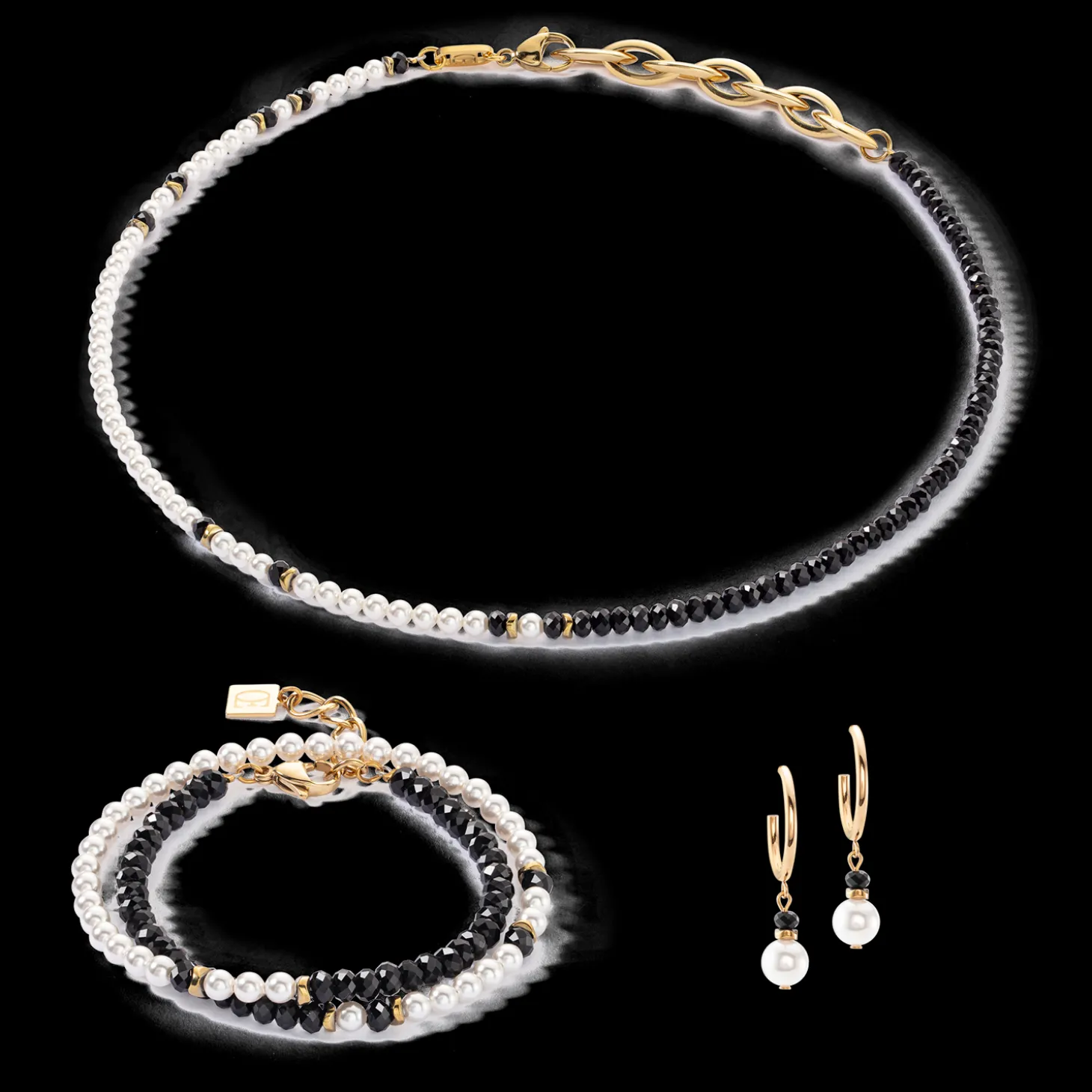 Princess Pearls Trinity necklace gold