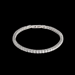 Tennis bracelet silver-crystal