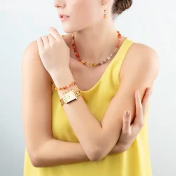 Watch Iconic Cube Spikes Statement Gold