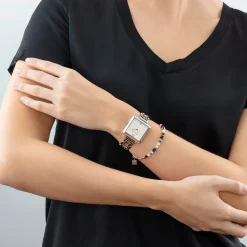 Watch Iconic Cube Spikes Statement Silver