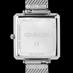 Watch Iconic Square Graphite Sunray Milanese Stainless Steel