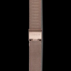 Watch Round Champagne Sunray Milanese Stainless Steel Champagne