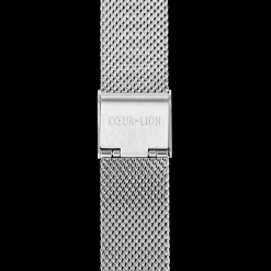 Watch Round Cool Grey Milanese Stainless Steel