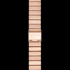 Watch Round Rose Gold Matt Monochrome Stainless Steel Rose Gold